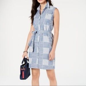 Women’s Tommy Hilfiger 100% Cotton Patchwork dress size 14